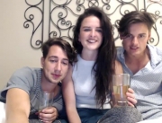 chick-sucking-two-big-cocks-and-swallowing-all-cum-crazy-ticket-show-vid-1